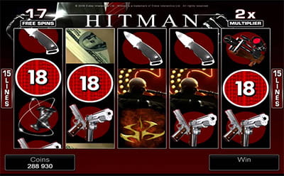 لعبة سلوت Hitman من ألعاب الفيديو السلوتس التي تتكون من خمس بكرات و15 خط دفع. وهي من أشهر ألعاب مايكروغيمنغ