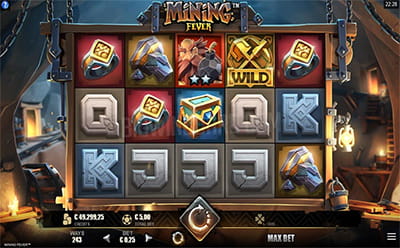 استمتع مع أفضل العاب كازينو JackpotCity مع لعبة سلوت Mining Fever