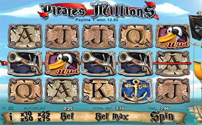 لعبة Pirates Millions تأتي من بين أكثر ألعاب كازينو 777 شهرة من بين العاب السلوتس المتاحة